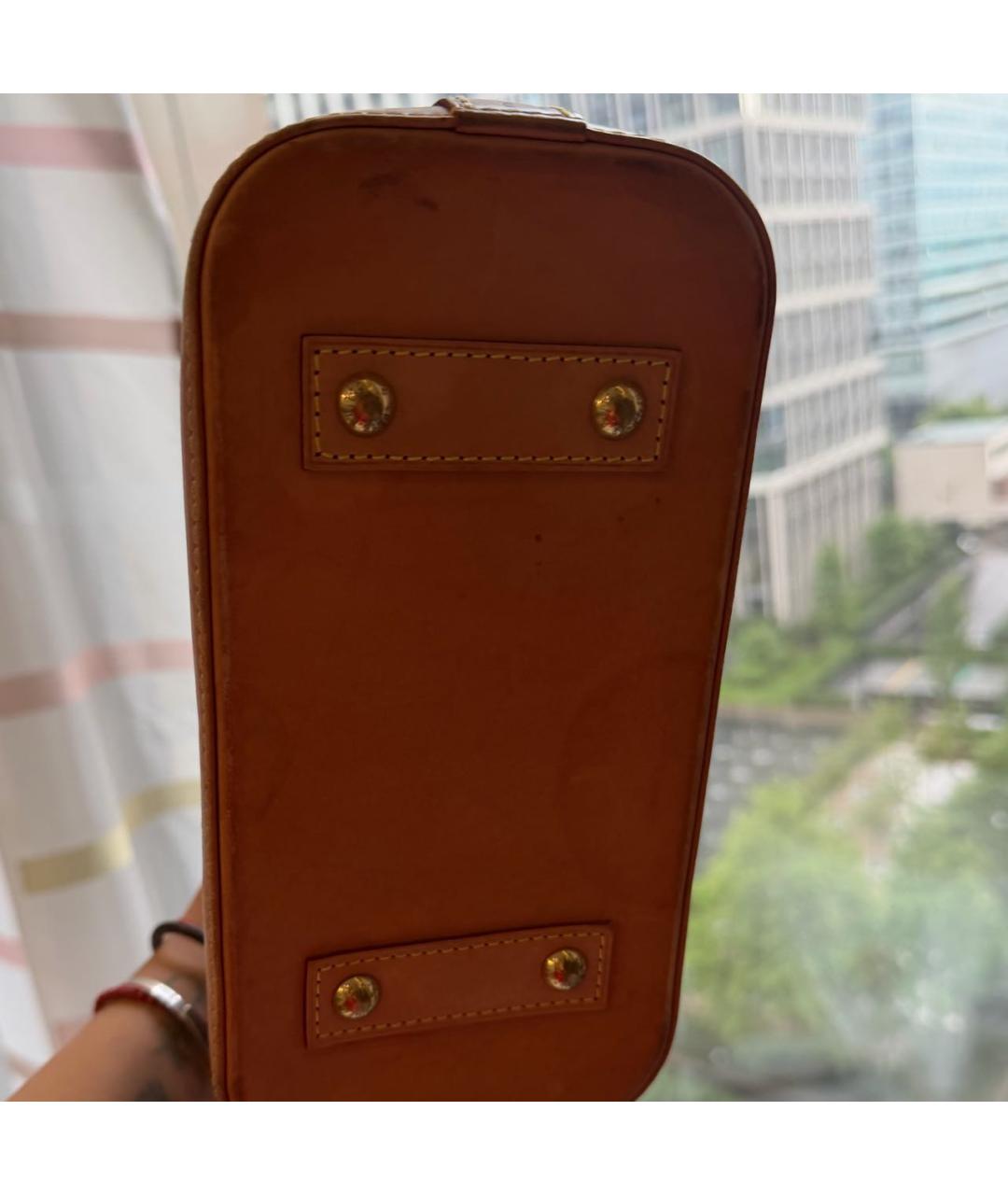 LOUIS VUITTON Коричневая сумка с короткими ручками, фото 4