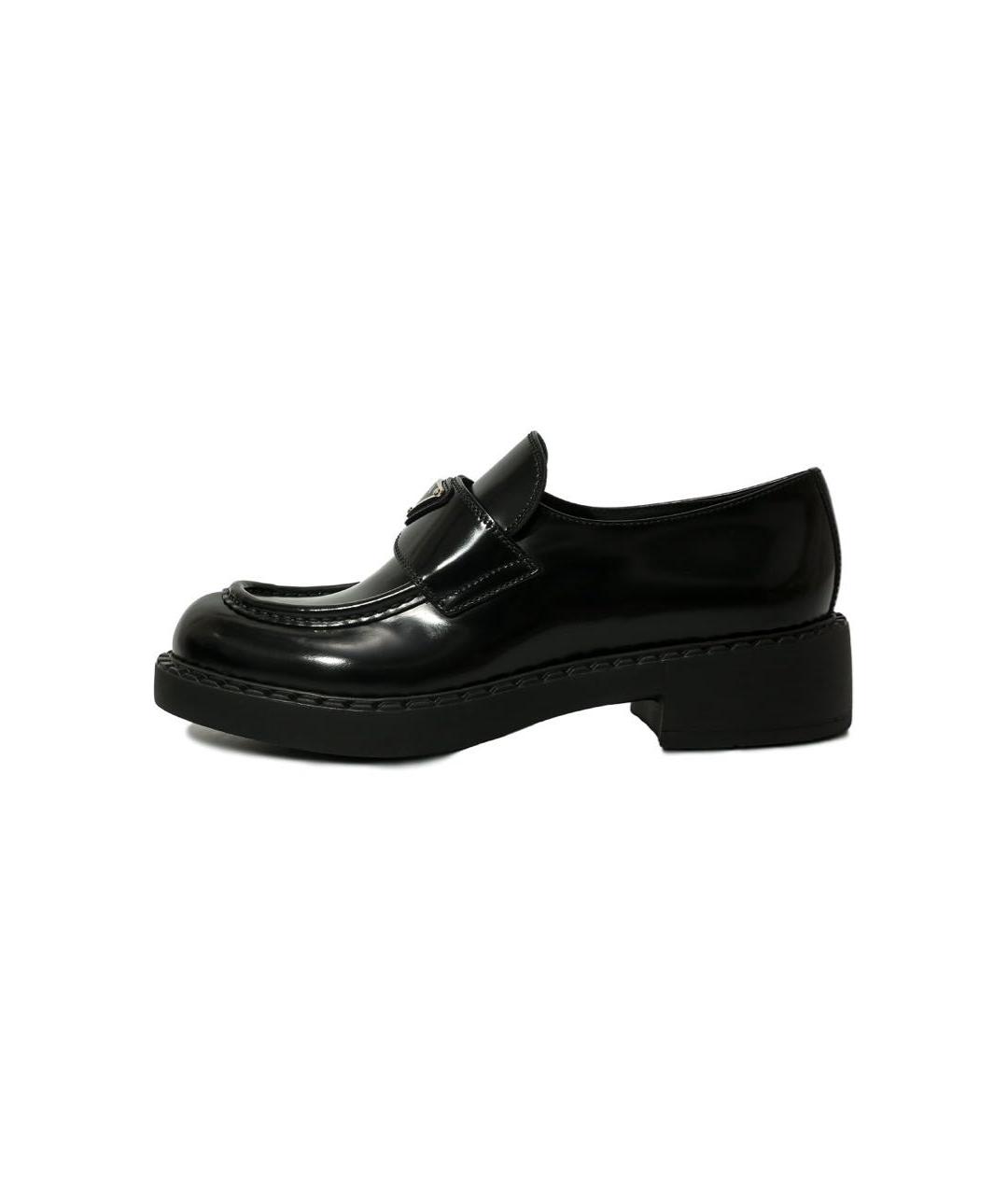 PRADA Черные кожаные лоферы, фото 9