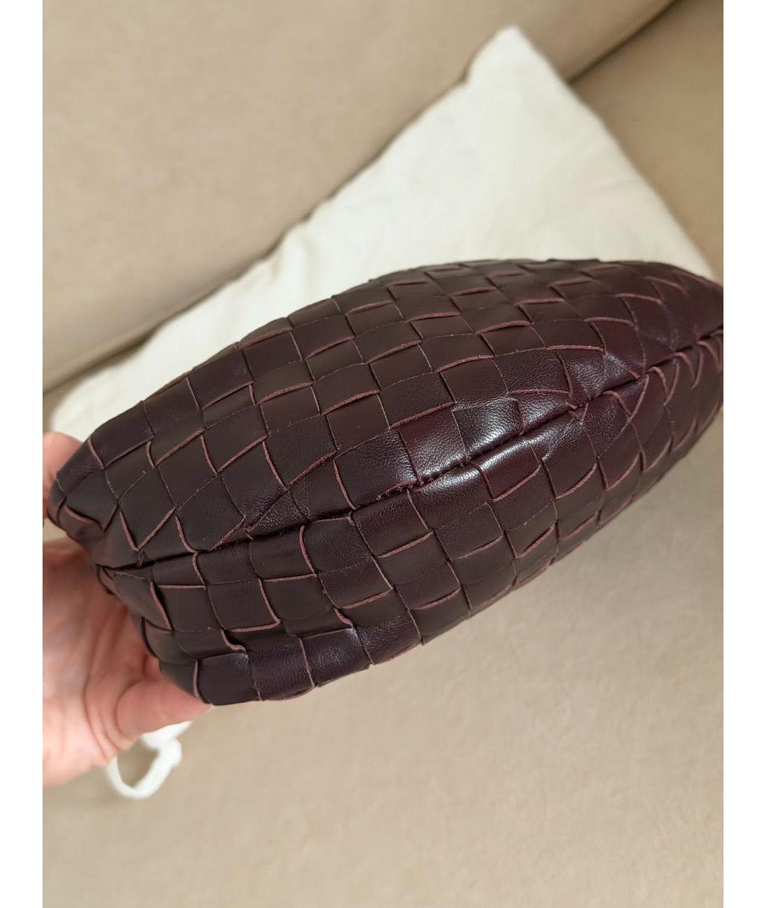 BOTTEGA VENETA Фиолетовая кожаная сумка с короткими ручками, фото 6