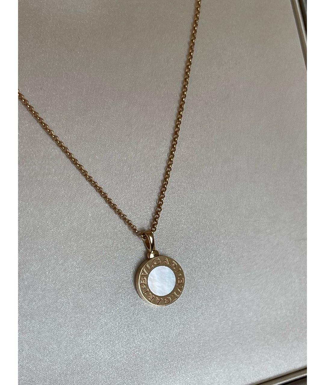 BVLGARI Золотая подвеска из розового золота, фото 3