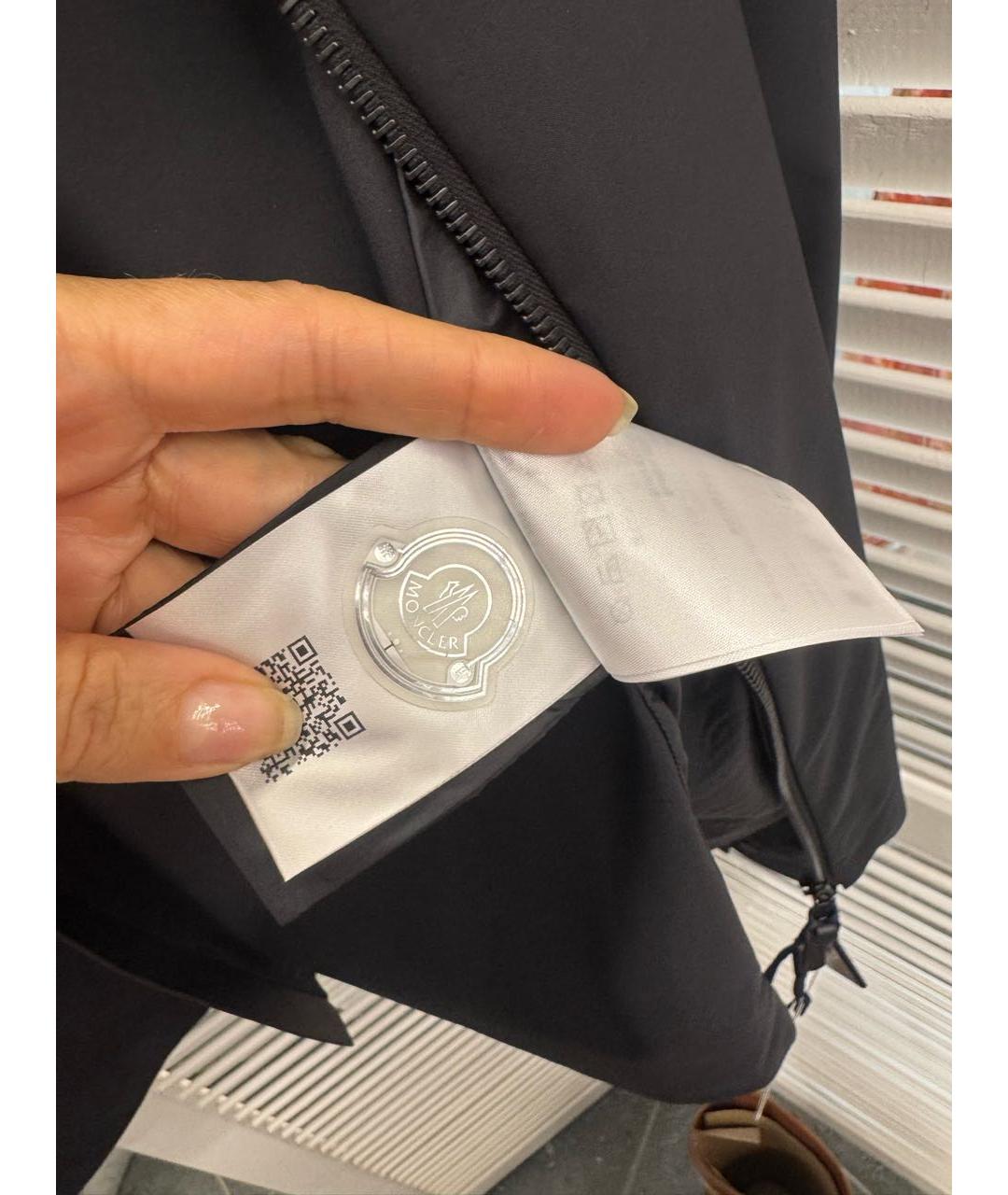 MONCLER Черная куртка, фото 5
