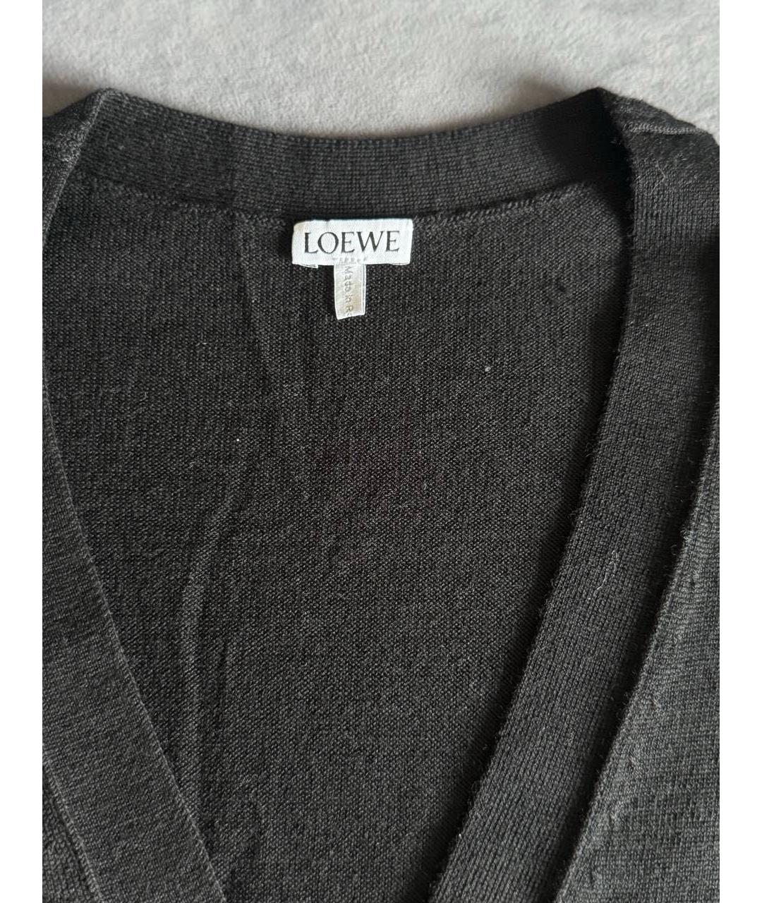 LOEWE Черный джемпер / свитер, фото 4