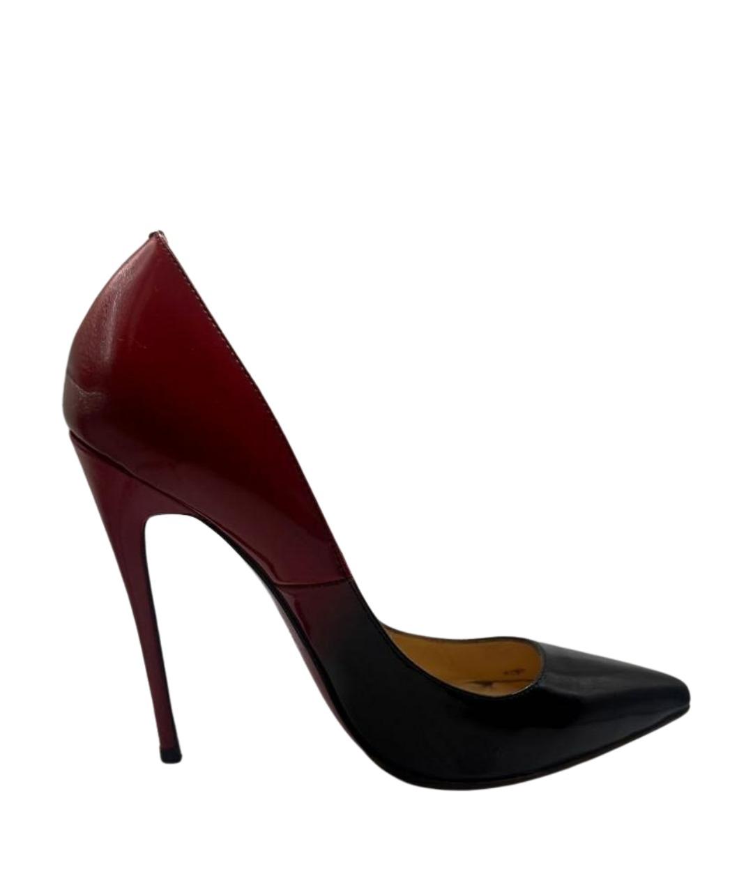 CHRISTIAN LOUBOUTIN Красные туфли из лакированной кожи, фото 1
