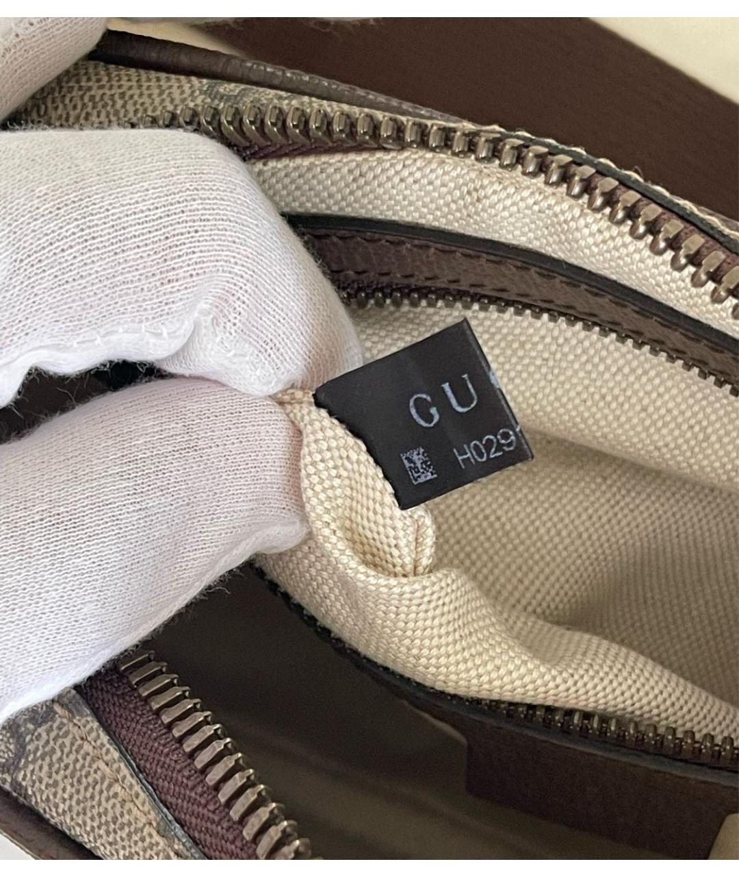 GUCCI Бежевая поясная сумка, фото 7