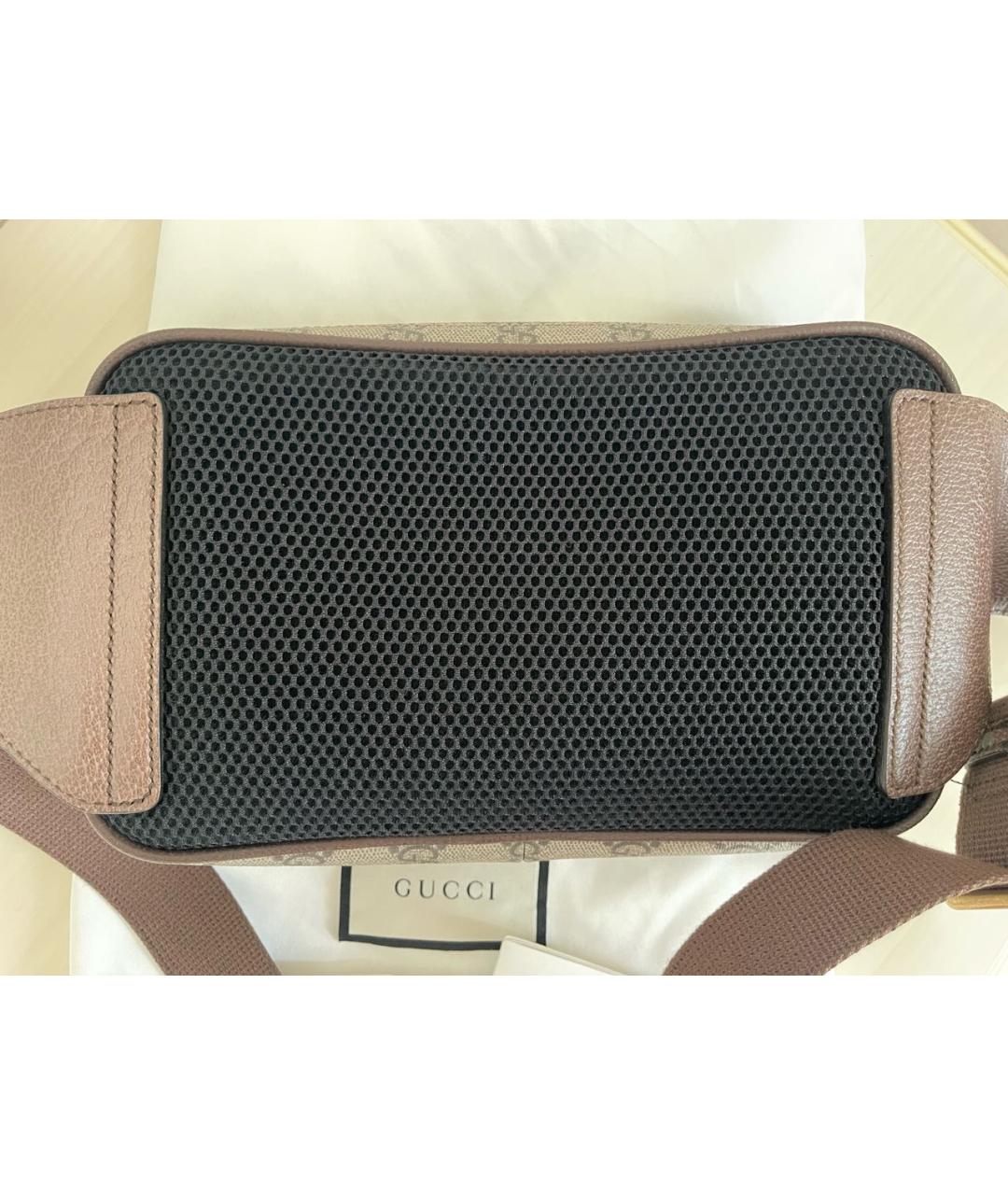 GUCCI Бежевая поясная сумка, фото 3