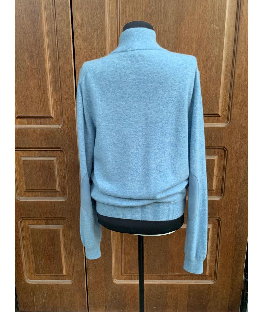 CORNELIANI Голубой кашемировый джемпер / свитер, фото 2