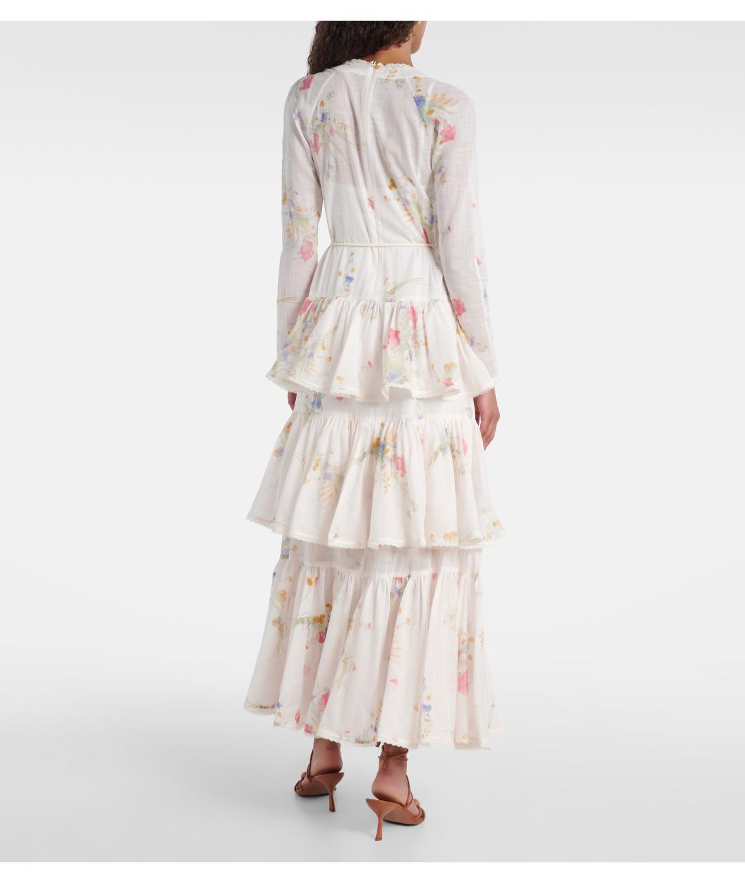 ZIMMERMANN Белое хлопковое платье, фото 6