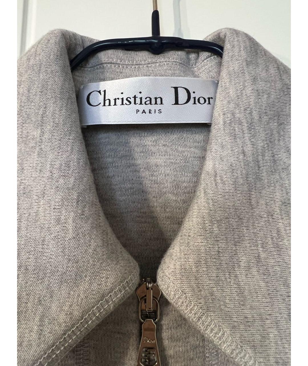 CHRISTIAN DIOR Серая шерстяная куртка, фото 3