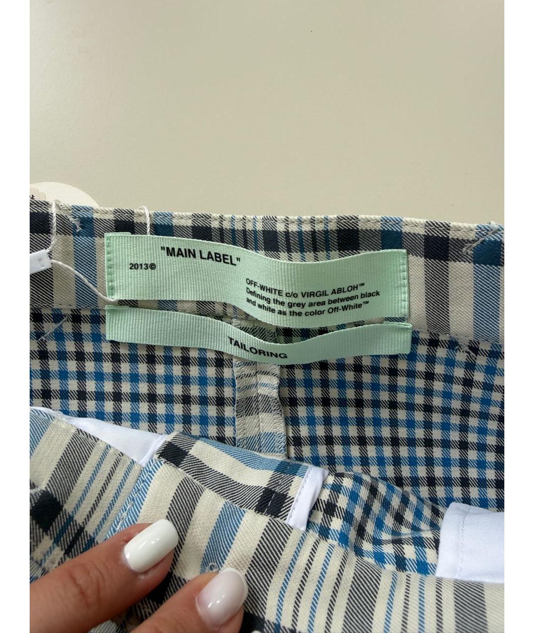 OFF-WHITE Хлопковая юбка мини, фото 8