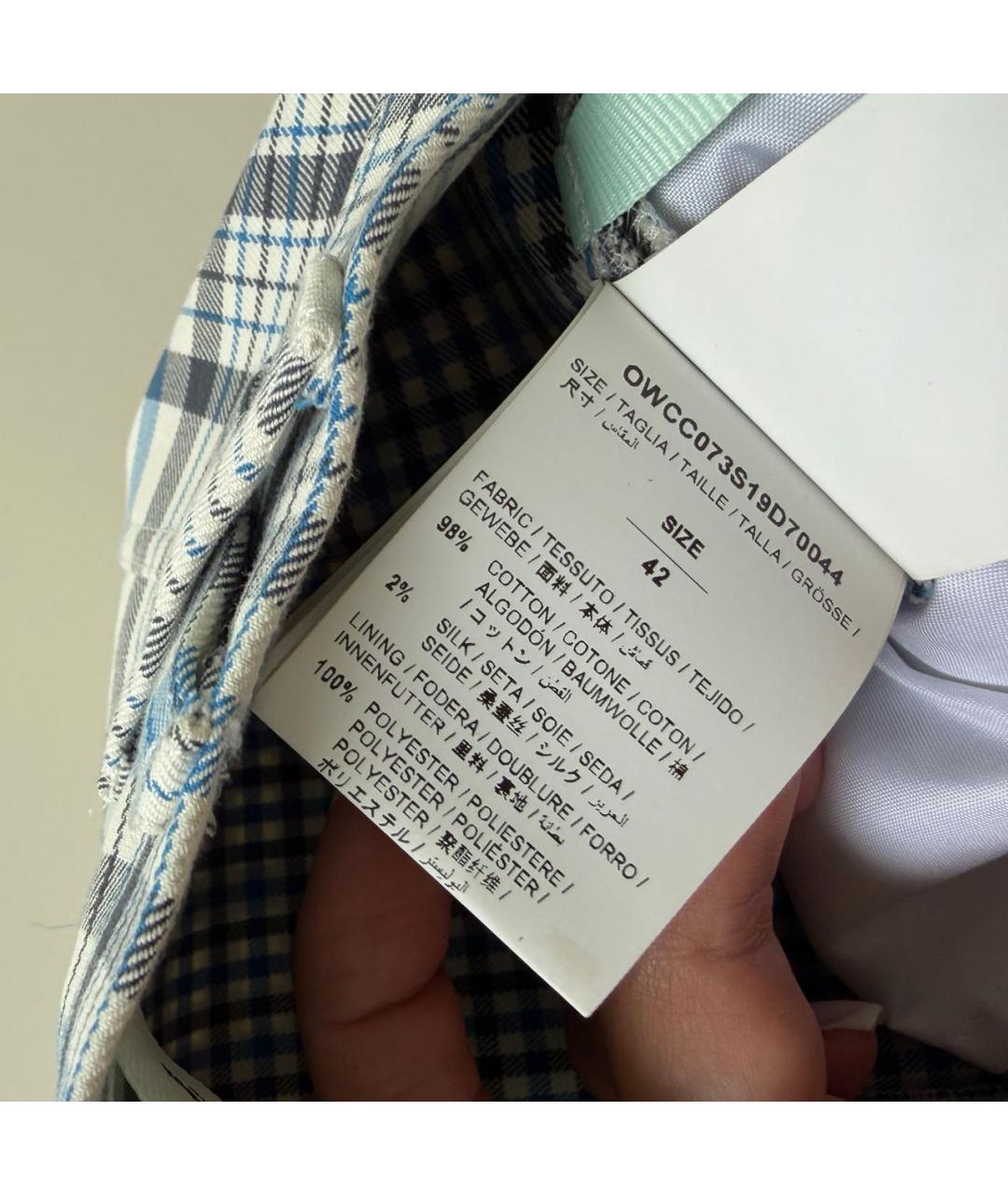OFF-WHITE Хлопковая юбка мини, фото 7