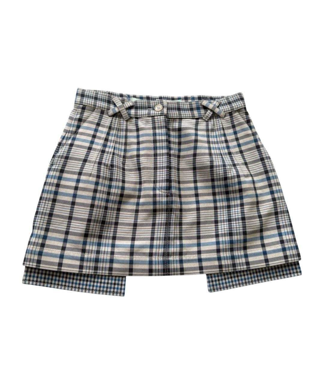 OFF-WHITE Хлопковая юбка мини, фото 1