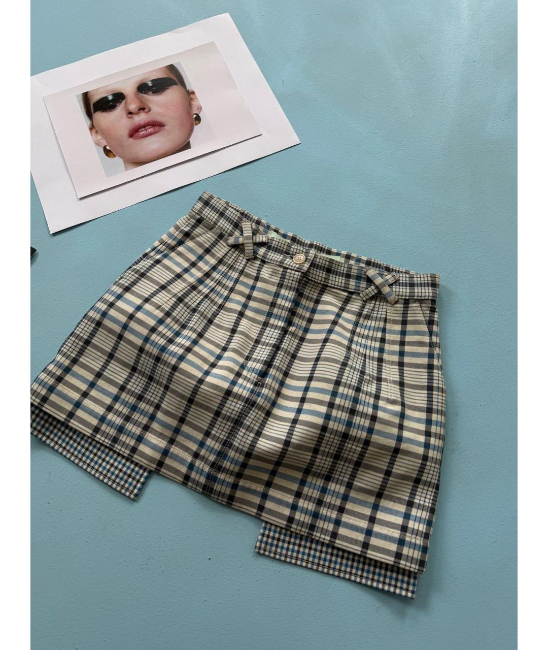 OFF-WHITE Хлопковая юбка мини, фото 6