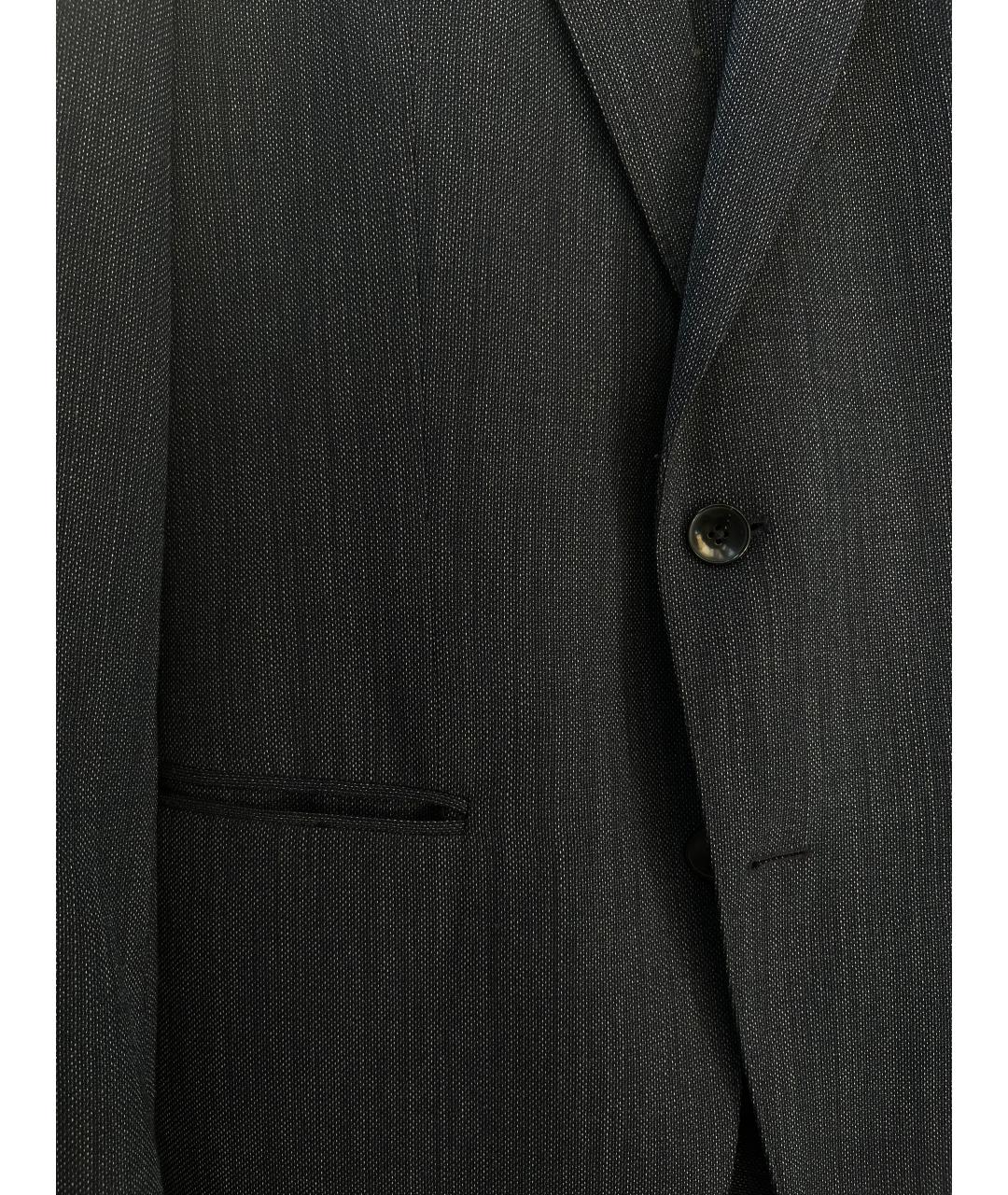 HUGO BOSS Темно-синий классический костюм, фото 4