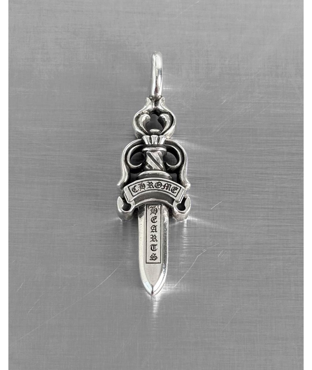 CHROME HEARTS Серебряная серебряная цепочка/подвеска, фото 5