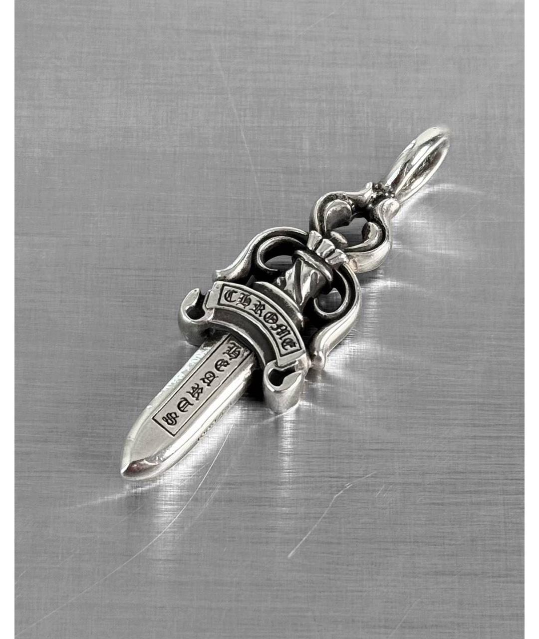 CHROME HEARTS Серебряная серебряная цепочка/подвеска, фото 2