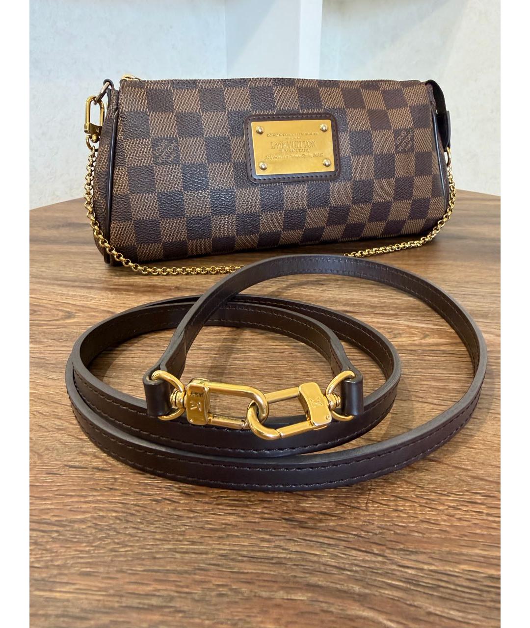 LOUIS VUITTON Коричневая сумка через плечо, фото 5