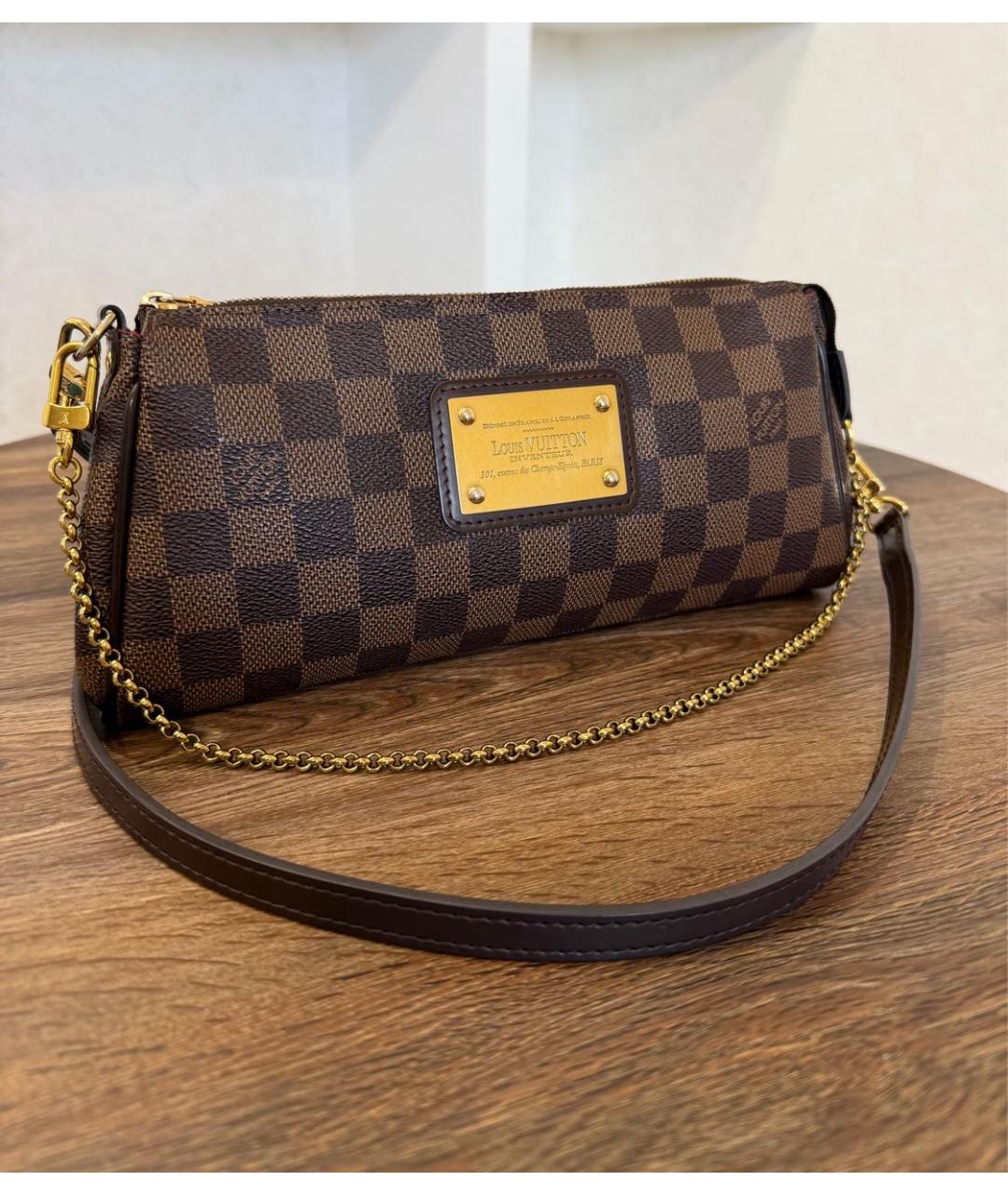 LOUIS VUITTON Коричневая сумка через плечо, фото 3