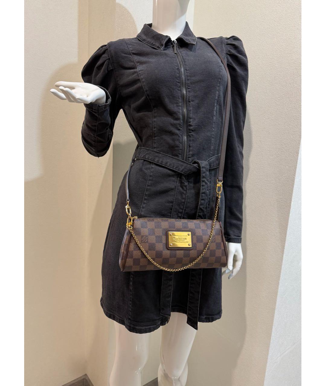 LOUIS VUITTON Коричневая сумка через плечо, фото 4