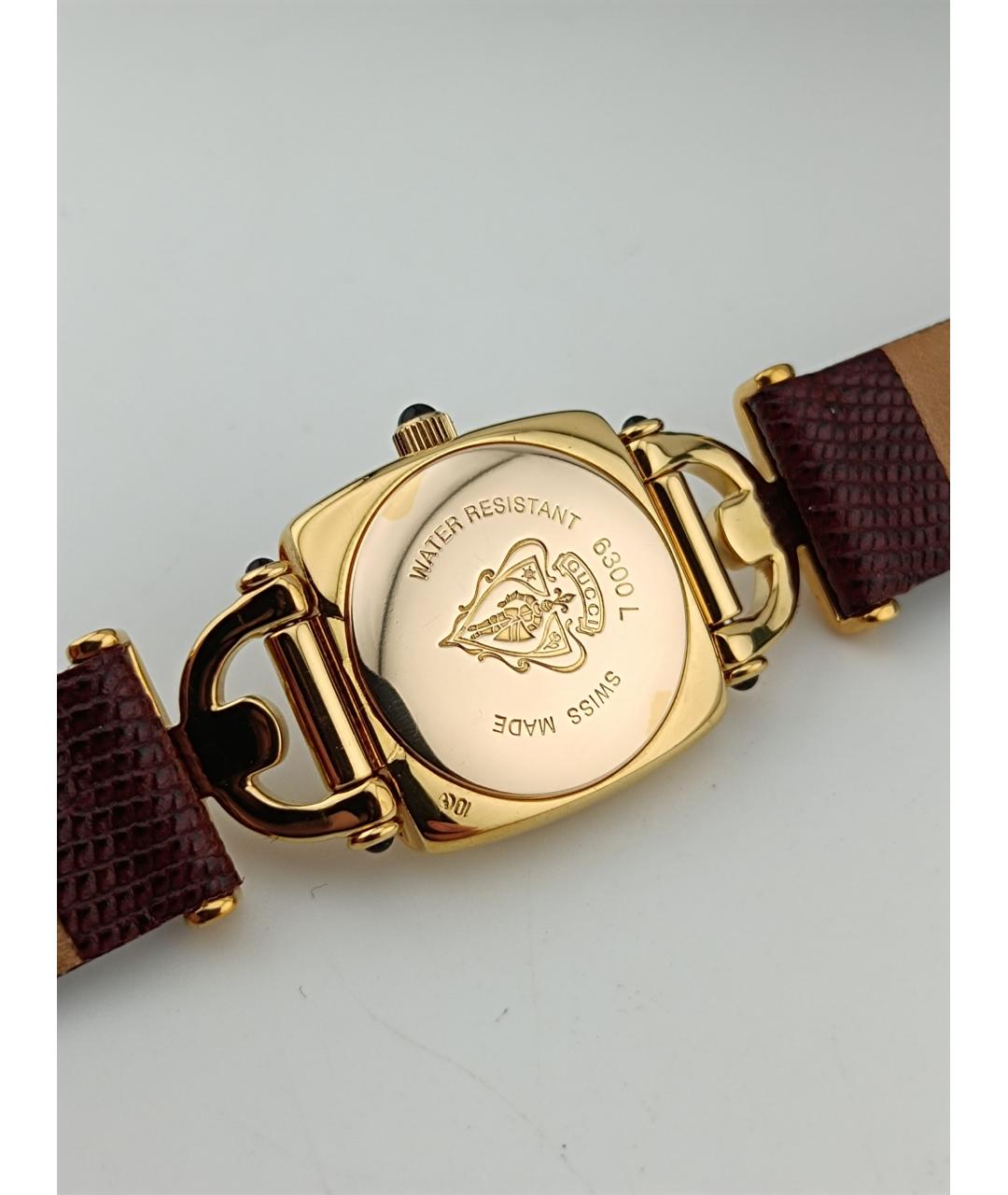 GUCCI Золотые позолоченные часы, фото 6