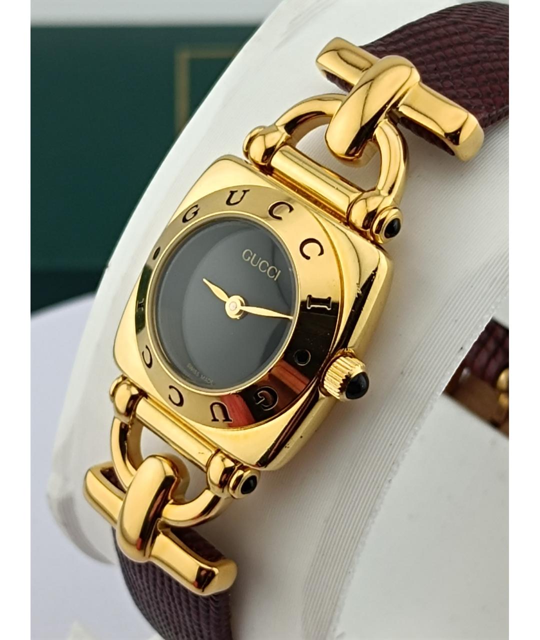 GUCCI Золотые позолоченные часы, фото 4