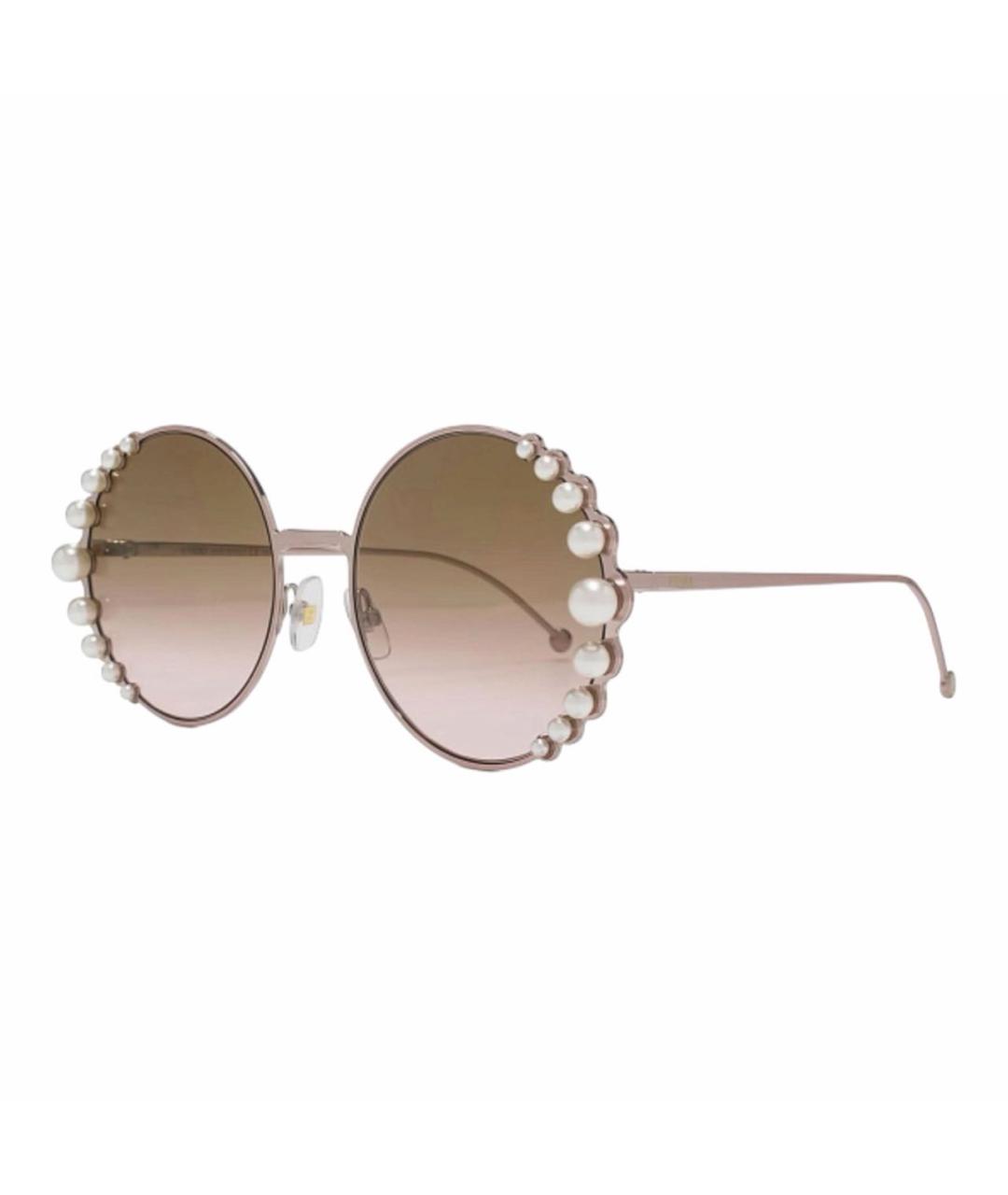 FENDI Металлические солнцезащитные очки, фото 9