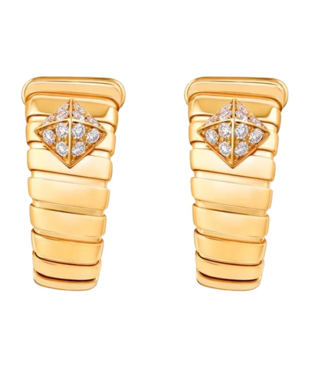 BVLGARI Золотые серьги из желтого золота, фото 1