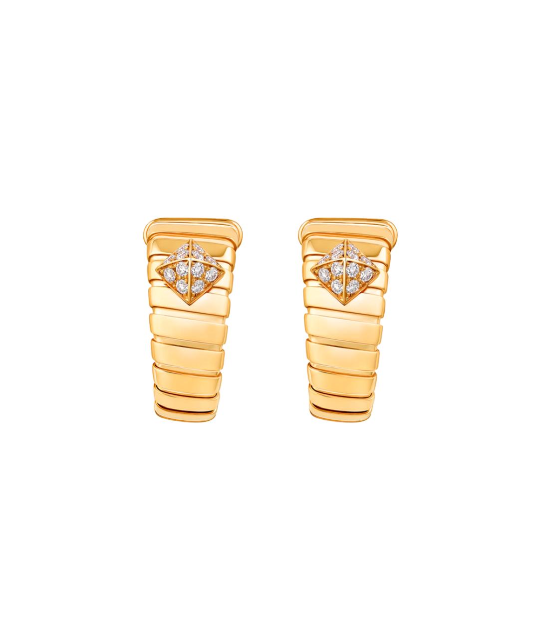 BVLGARI Золотые серьги из желтого золота, фото 6