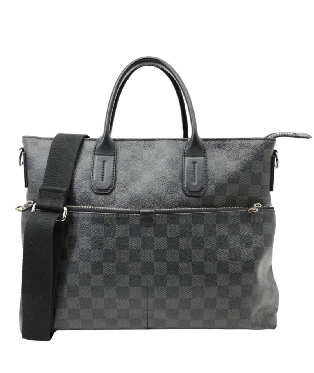LOUIS VUITTON Черный портфель, фото 1