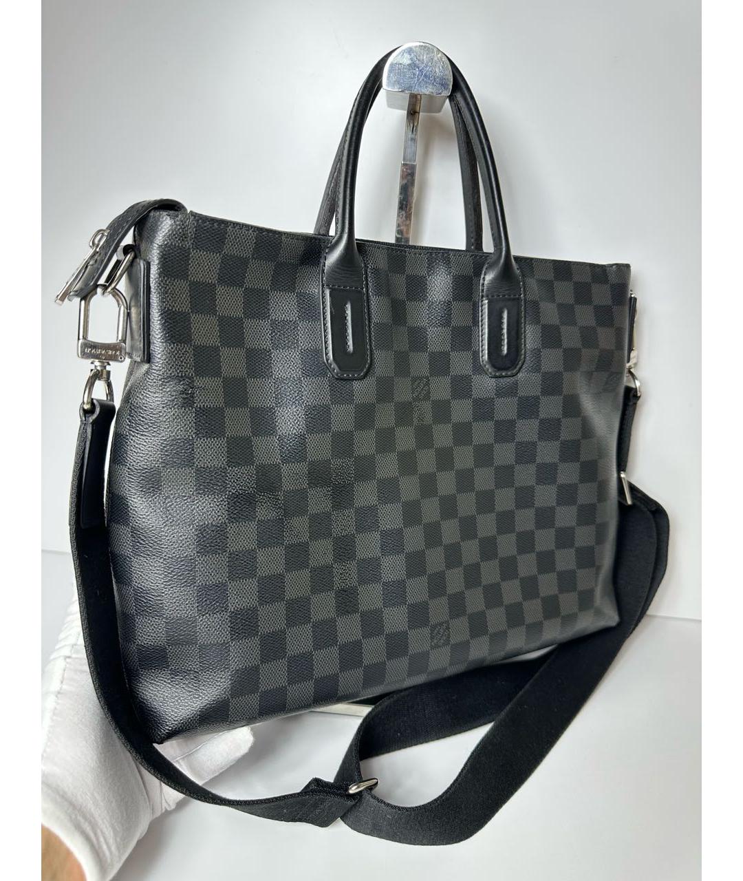 LOUIS VUITTON Черный портфель, фото 7