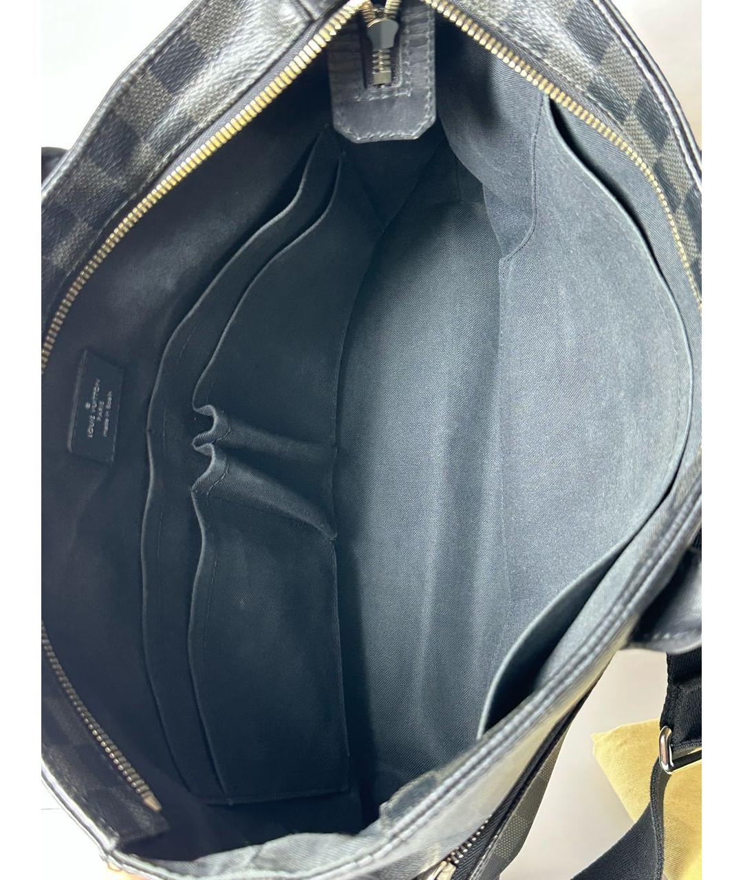 LOUIS VUITTON Черная сумка тоут, фото 6