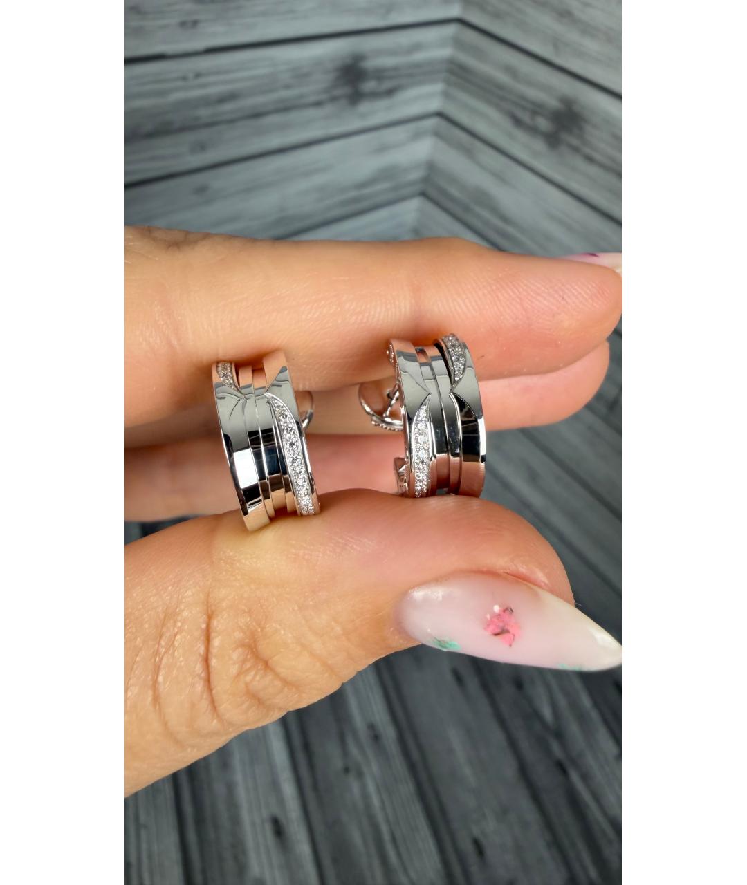 BVLGARI Серьги из белого золота, фото 2