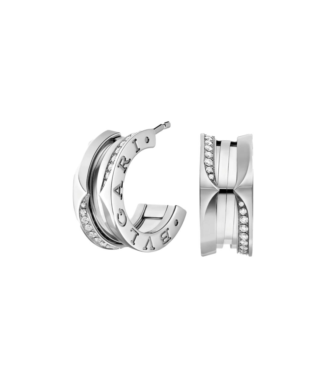 BVLGARI Серьги из белого золота, фото 5