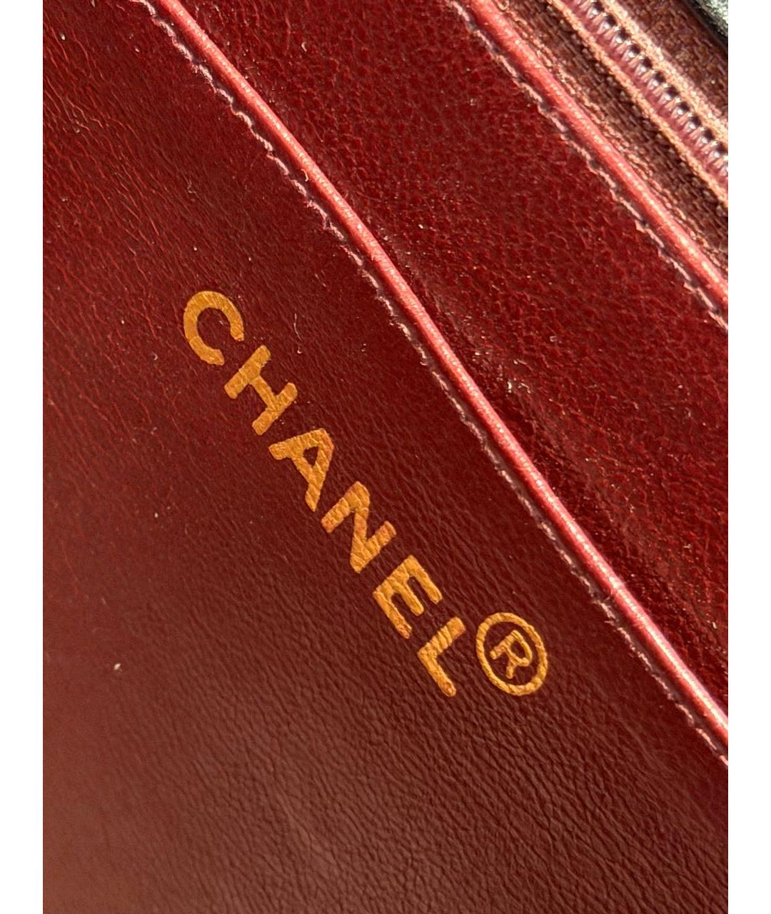 CHANEL Черная кожаная сумка через плечо, фото 5