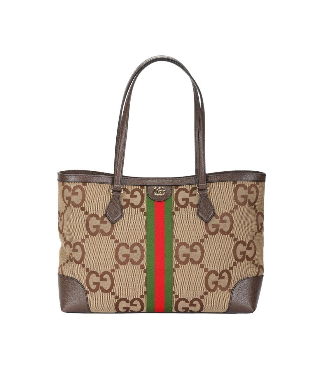 GUCCI Коричневая сумка тоут, фото 1