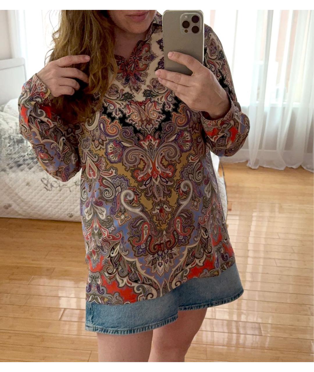 ETRO Мульти рубашка, фото 7