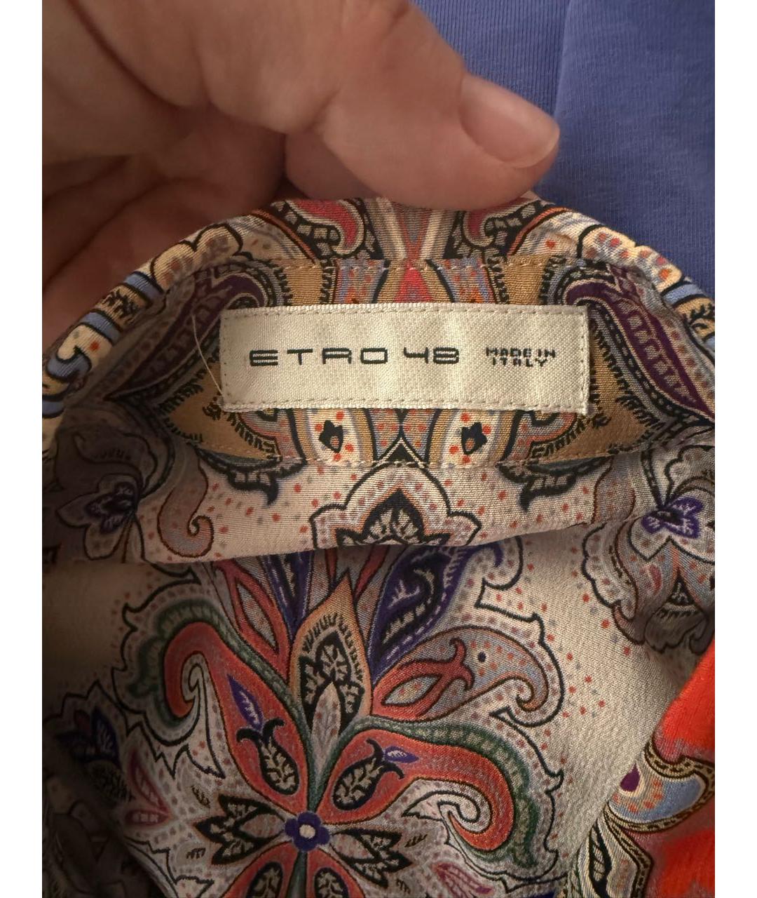 ETRO Мульти рубашка, фото 6