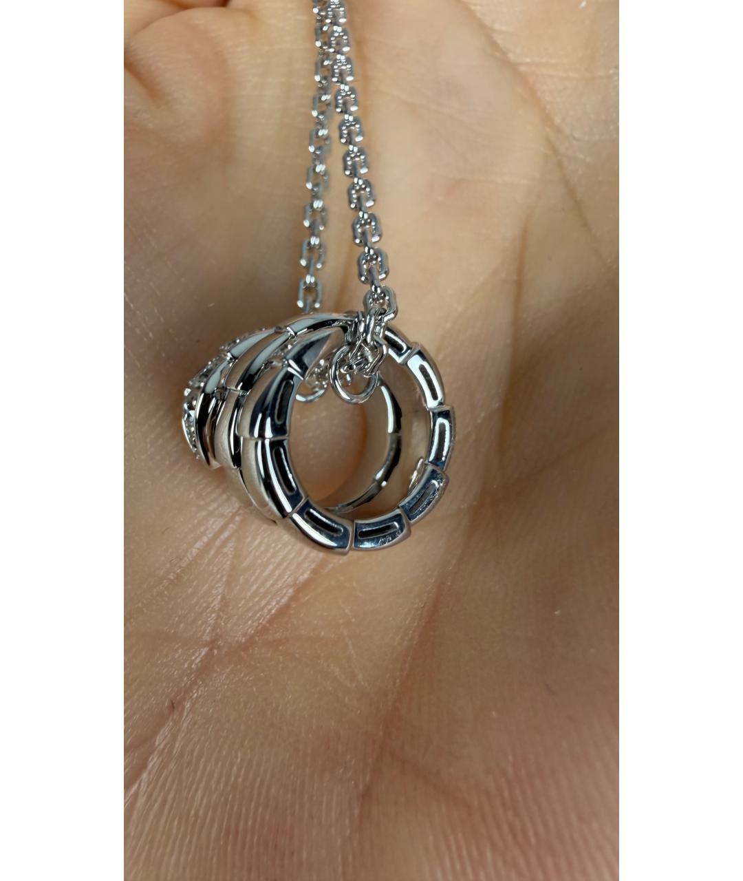 BVLGARI Подвеска из белого золота, фото 5