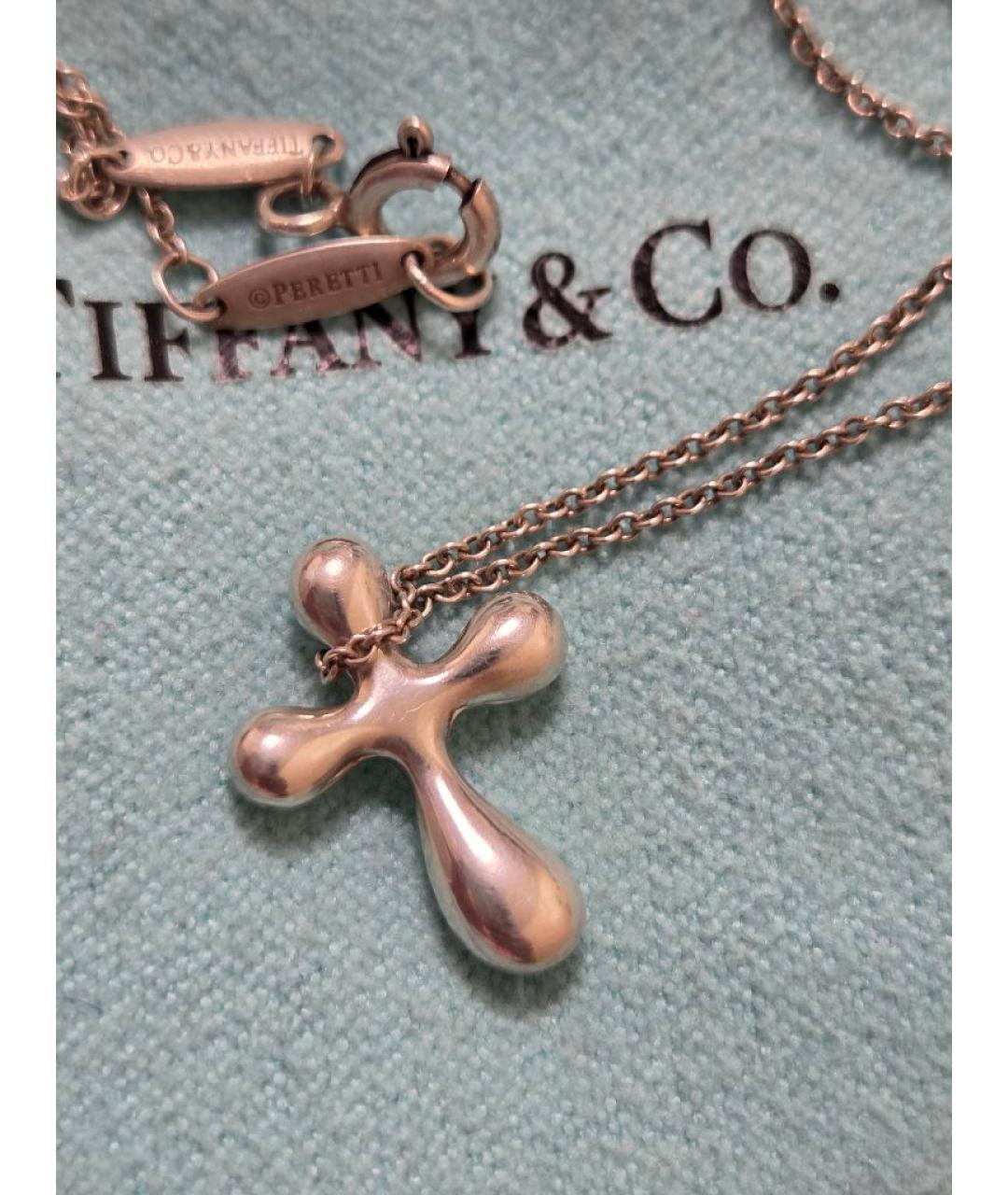 TIFFANY&CO Серебряное серебряное колье, фото 2