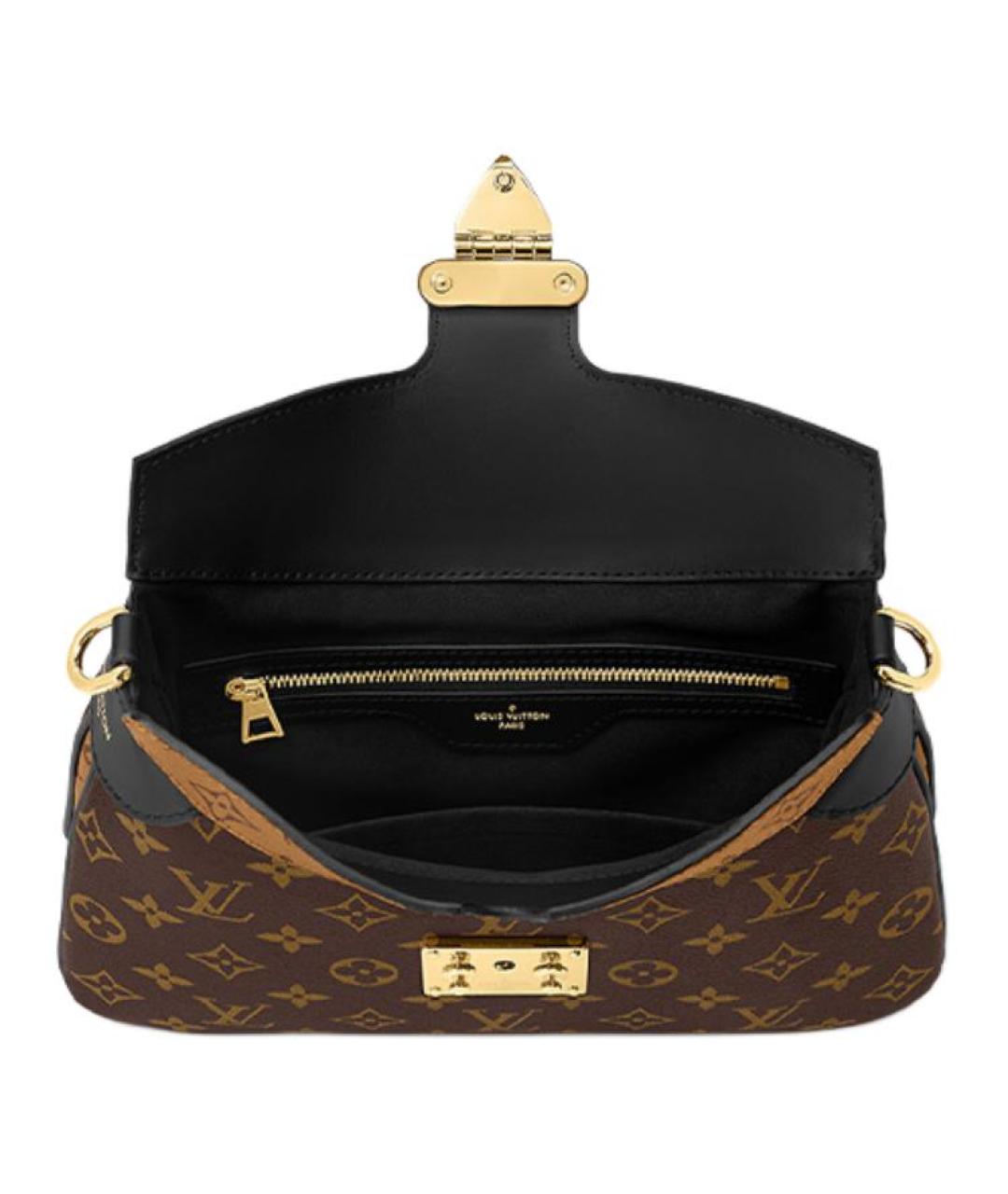 LOUIS VUITTON Коричневая сумка через плечо, фото 4