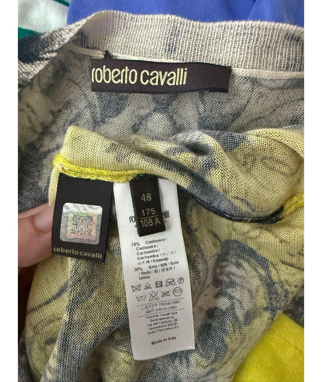 ROBERTO CAVALLI Мульти кашемировый джемпер / свитер, фото 6