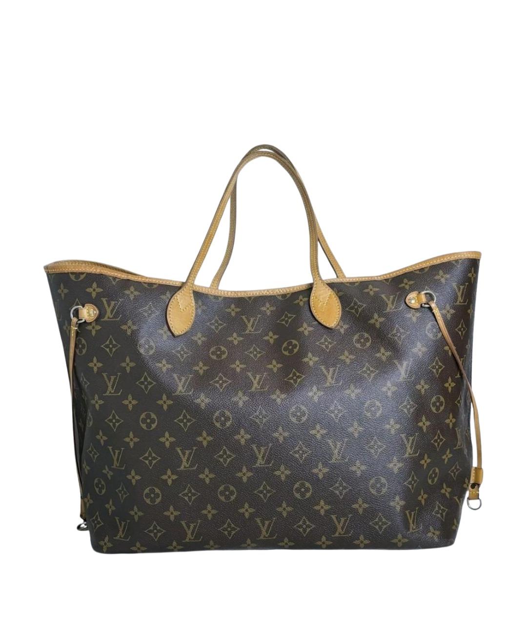 LOUIS VUITTON Коричневая сумка тоут, фото 1