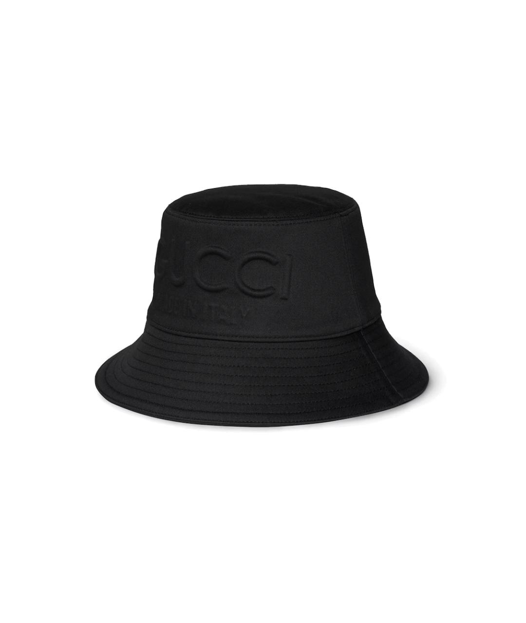 GUCCI Черная шляпа, фото 1