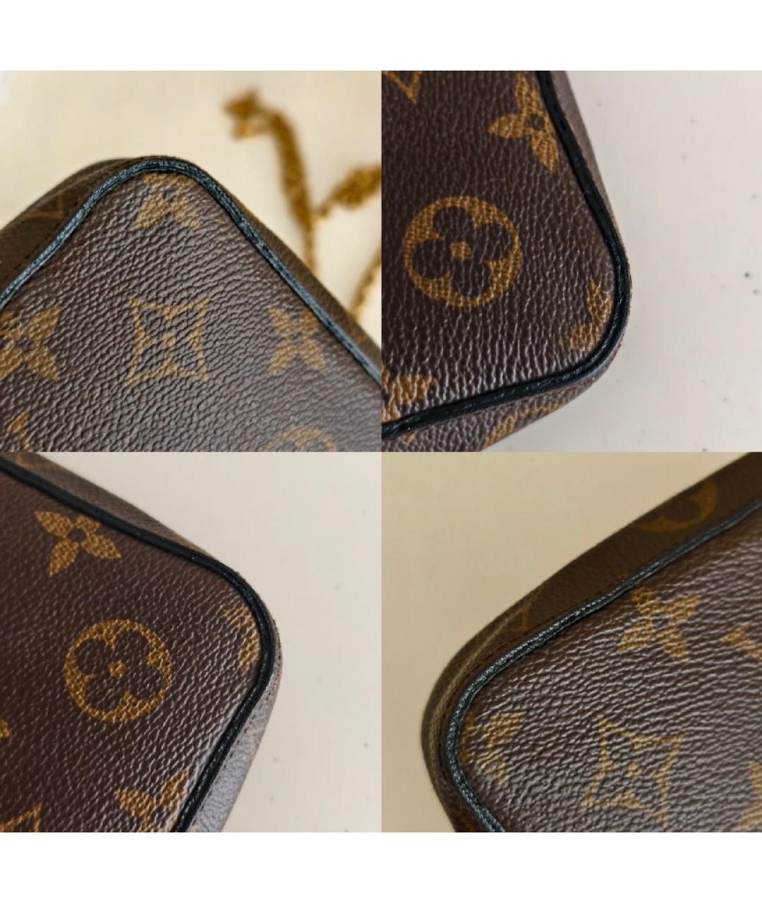 LOUIS VUITTON Коричневая сумка с короткими ручками, фото 8