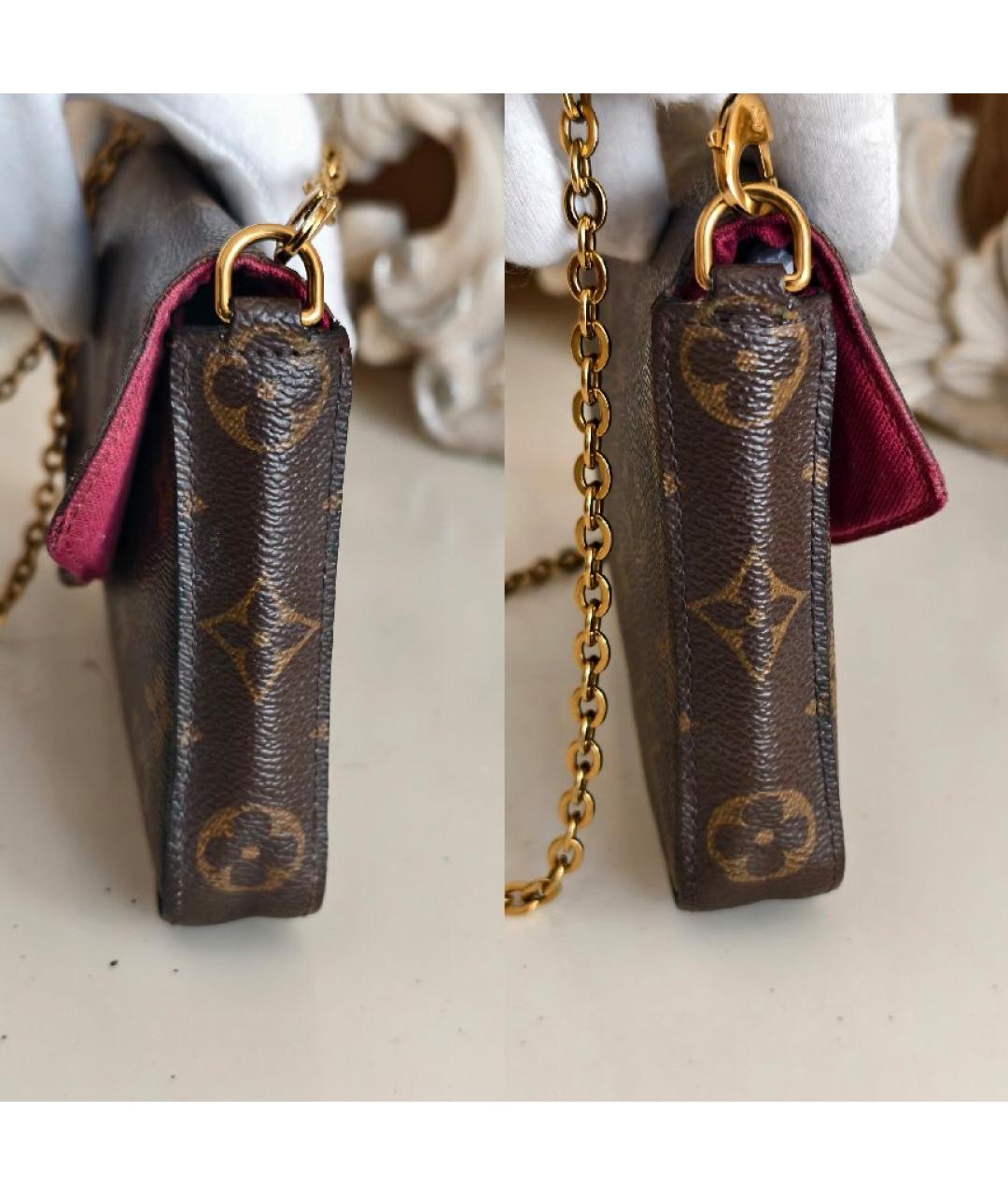 LOUIS VUITTON Коричневая сумка с короткими ручками, фото 9