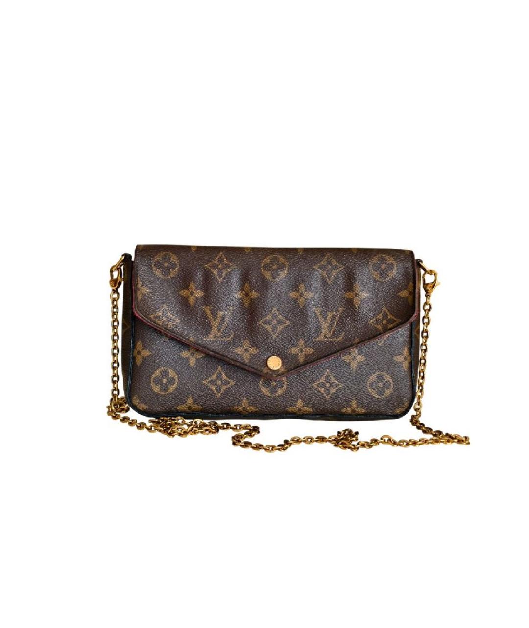 LOUIS VUITTON Коричневая сумка с короткими ручками, фото 10