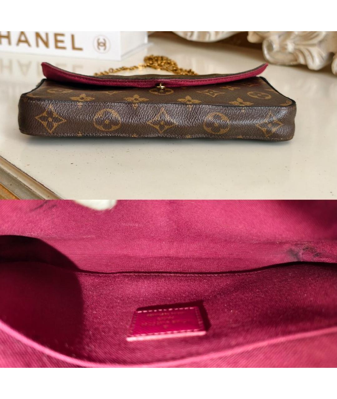 LOUIS VUITTON Коричневая сумка с короткими ручками, фото 4