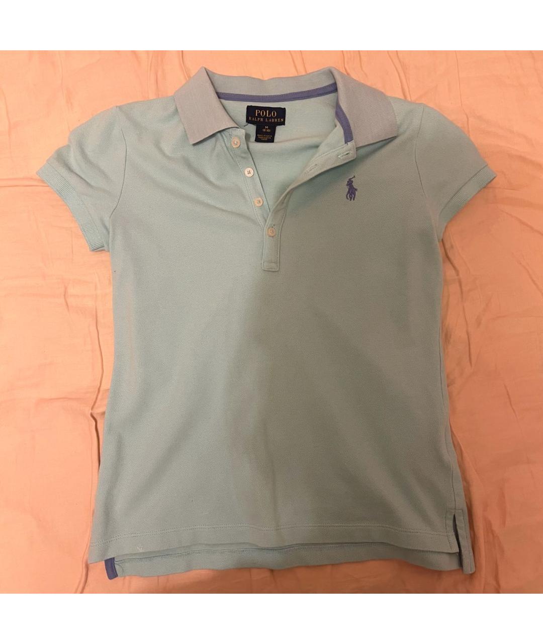 POLO RALPH LAUREN Бирюзовая хлопковая рубашка/блузка, фото 5