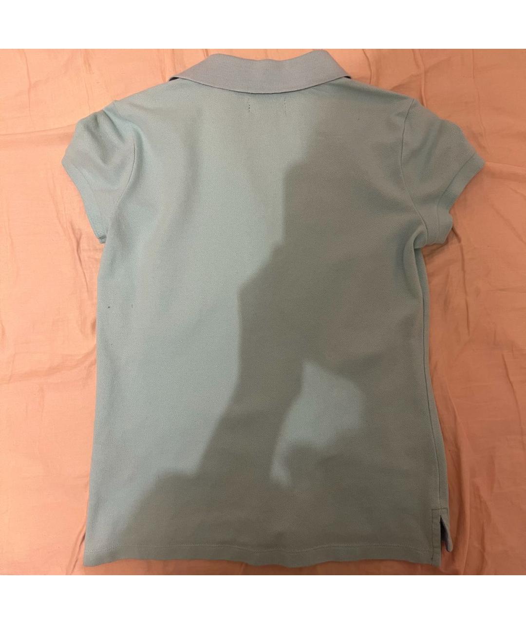 POLO RALPH LAUREN Бирюзовая хлопковая рубашка/блузка, фото 3