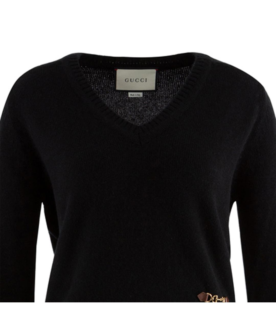 GUCCI Черный джемпер / свитер, фото 5