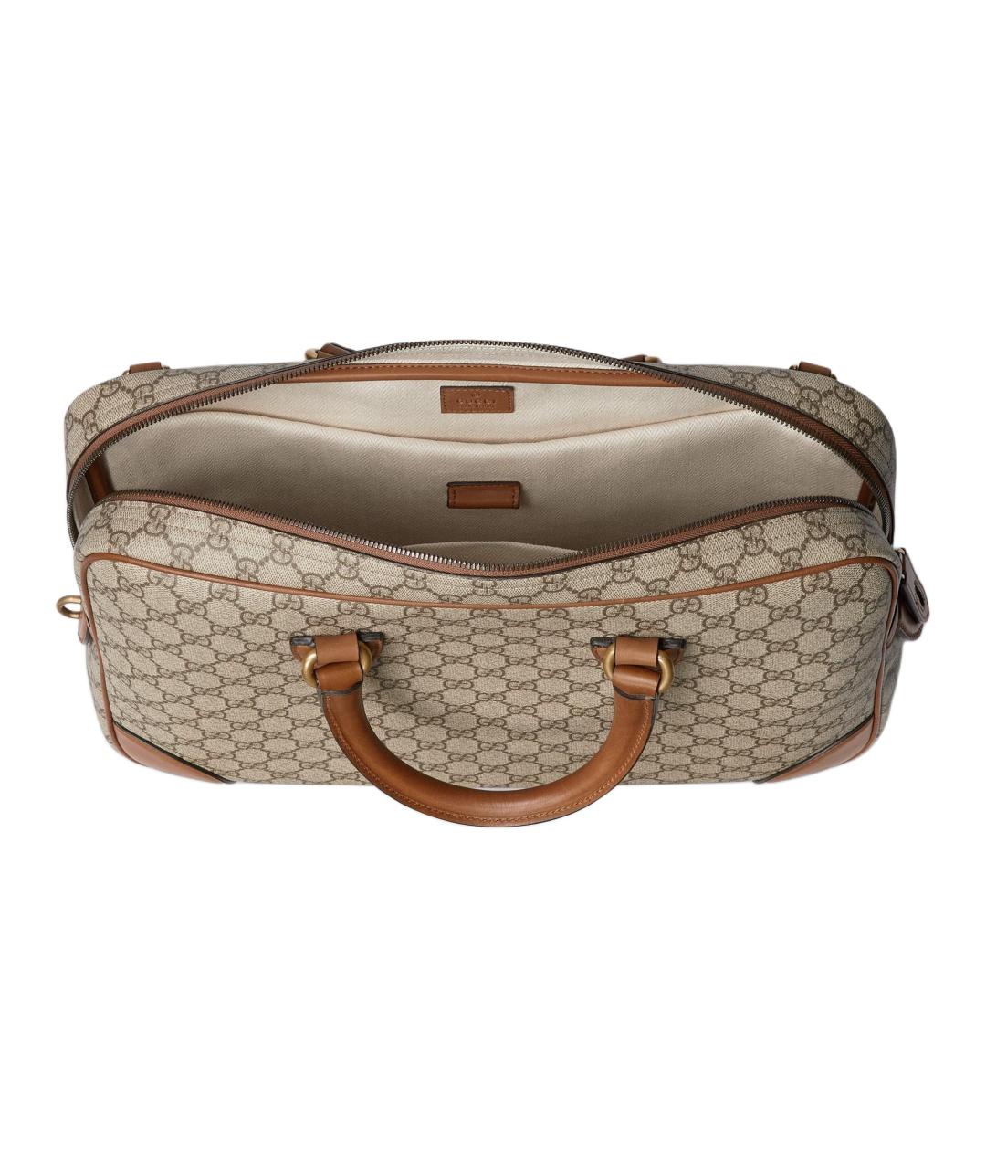 GUCCI Бежевый портфель, фото 5